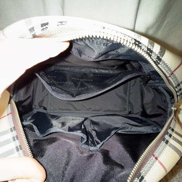 Burberry Cream and Brown Satchel with Iconic Design - Picture 8 of 10